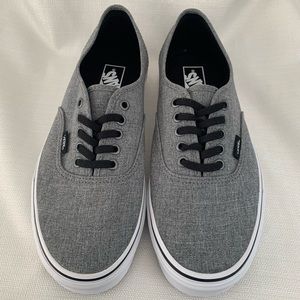 Men’s Vans Authentic Shoe Grey Size 10